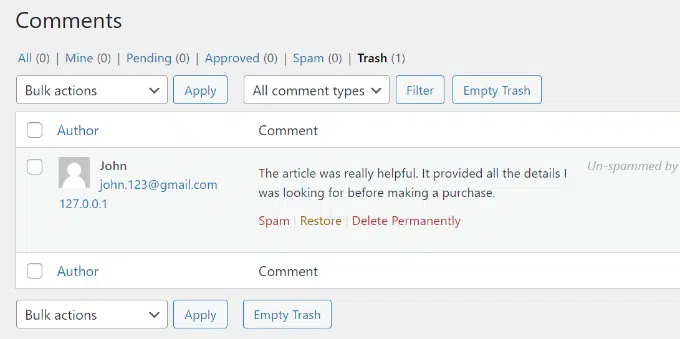 فیلتر دیدگاه های اسپم با استفاده از پلاگین Akismet وردپرس