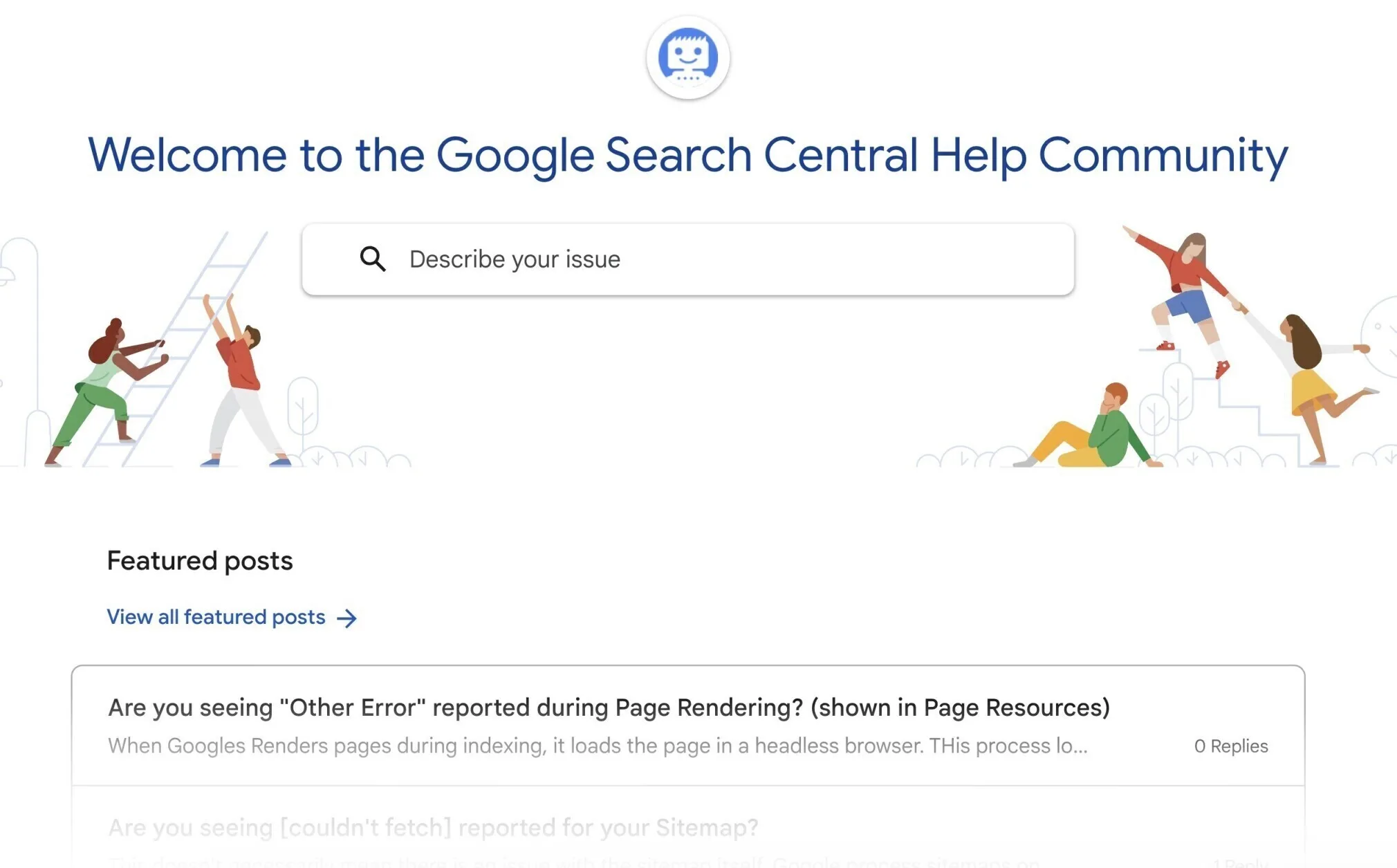 انجمن کمک مرکزی جستجوی گوگل 
